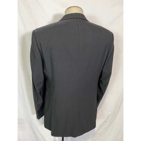 Hugo Boss Luxury Dark Gray Wool Blazer Sport Coat Jacket Two Button Men's Sz 42R - Picture 5 of 16